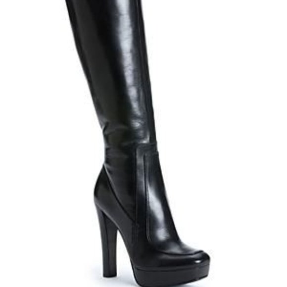 calvin klein high heel boots